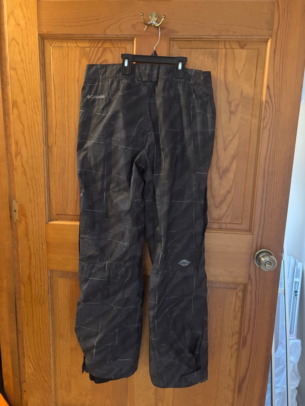 Columbia Black Plaid Ski Snow Pants - Women